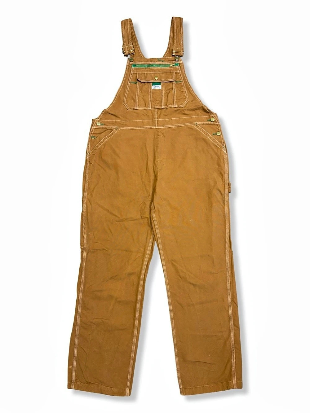 Liberty Utility Bib Overalls in Brown Size XL